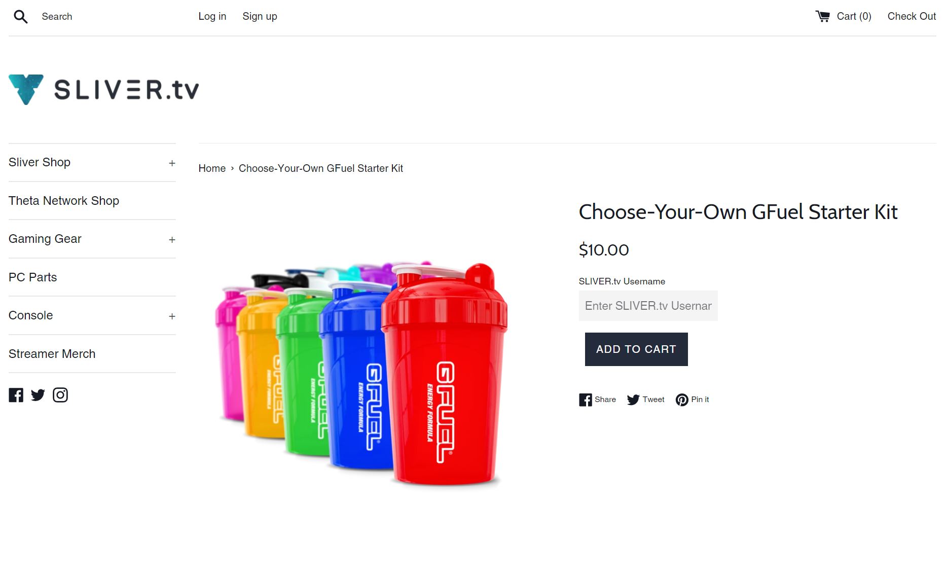 Choose-Your-Own GFuel Starter Kit – THETAtv